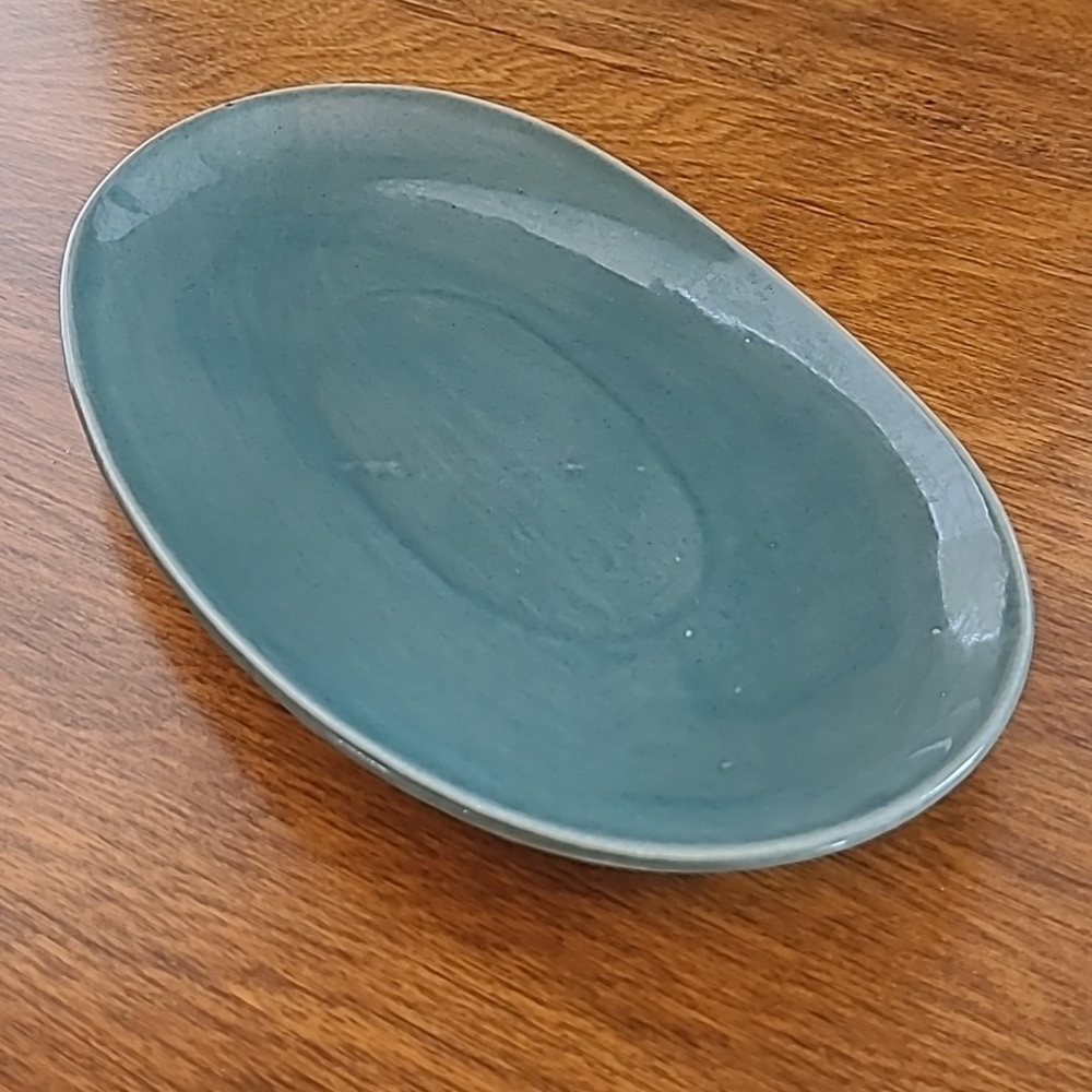 RUSSEL WRIGHT POTTERY Vintage MCM Small Oval Platter, MFG. by Steubenville